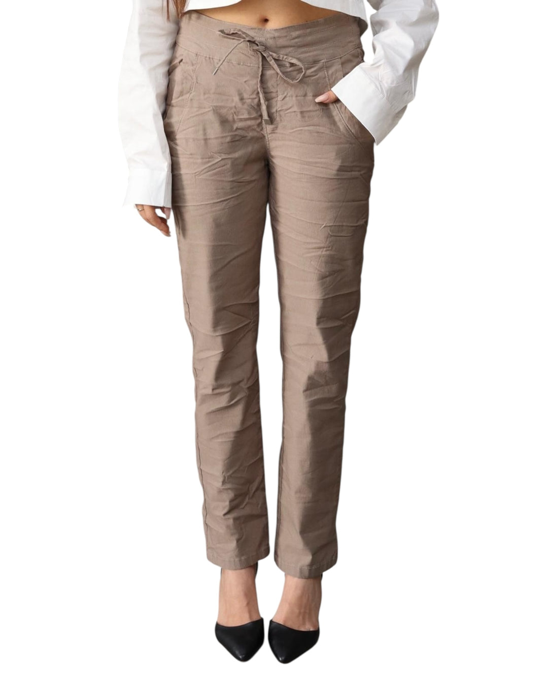 מכנס sexso ליקרה שילוב שרוך