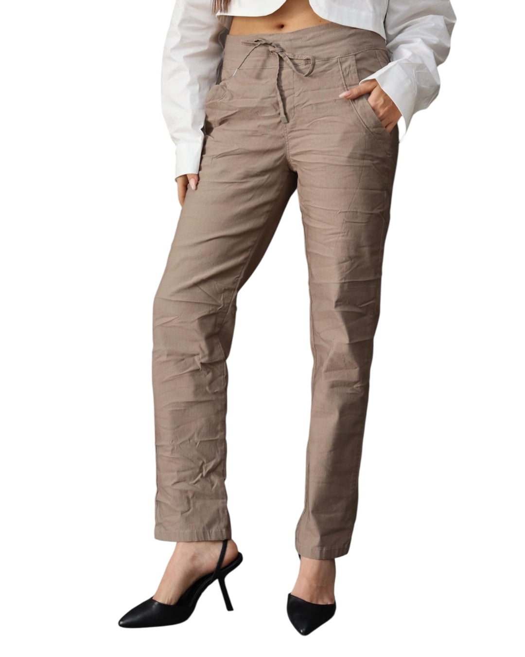 מכנס sexso ליקרה שילוב שרוך