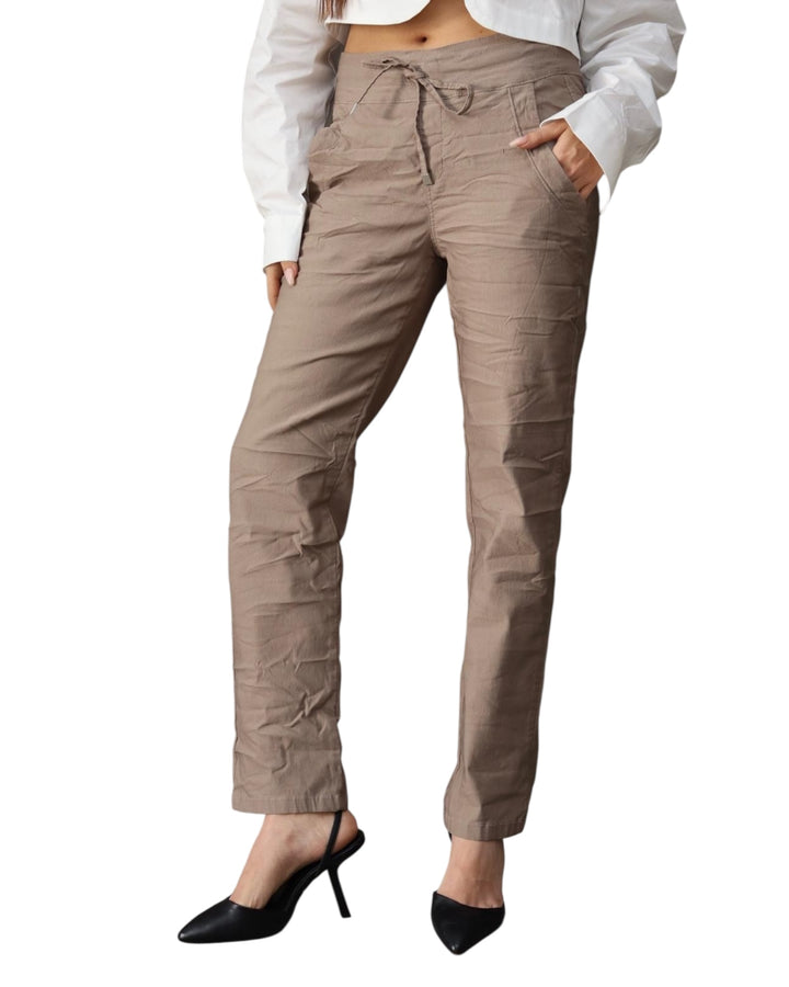 מכנס sexso ליקרה שילוב שרוך