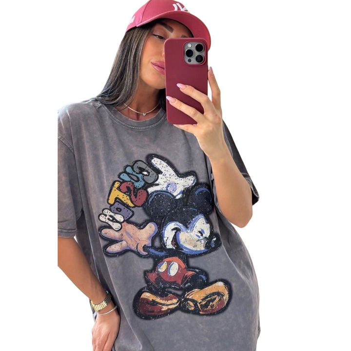 טי שרט מיקי אבנים