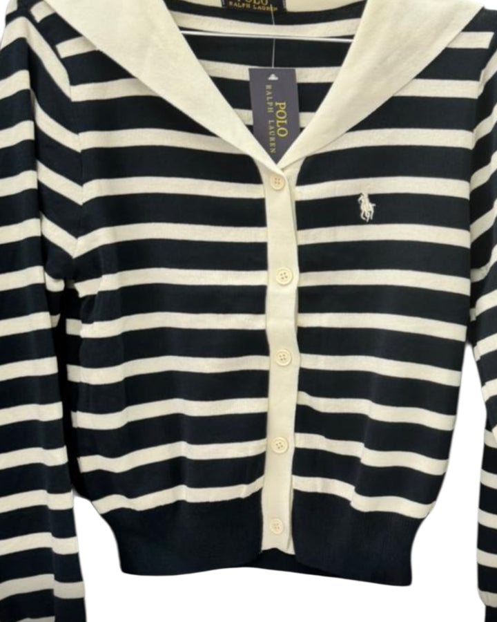 סריג POLO שילוב כפתורים