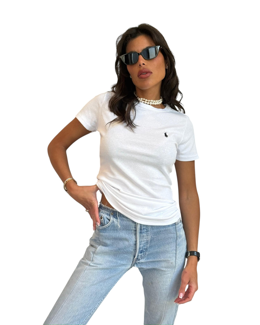 חולצת POLO צווארון עגול