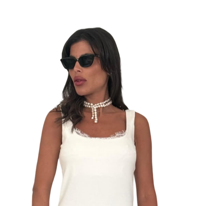 שמלת ערב שילוב תחרה