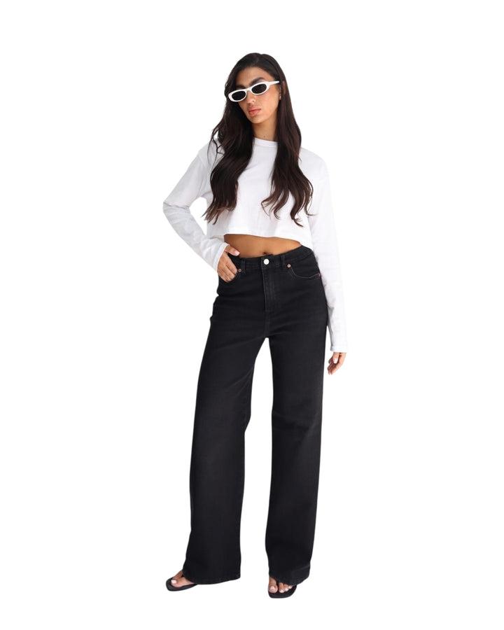 ג׳ינס סקסו גבוה גזרה ישרה