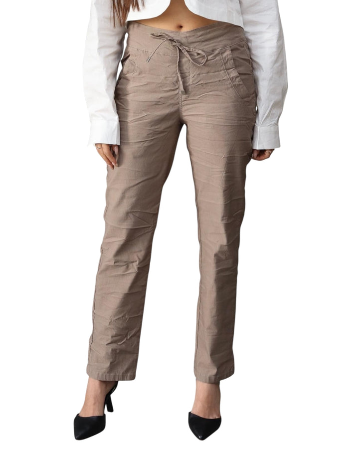 מכנס sexso ליקרה שילוב שרוך