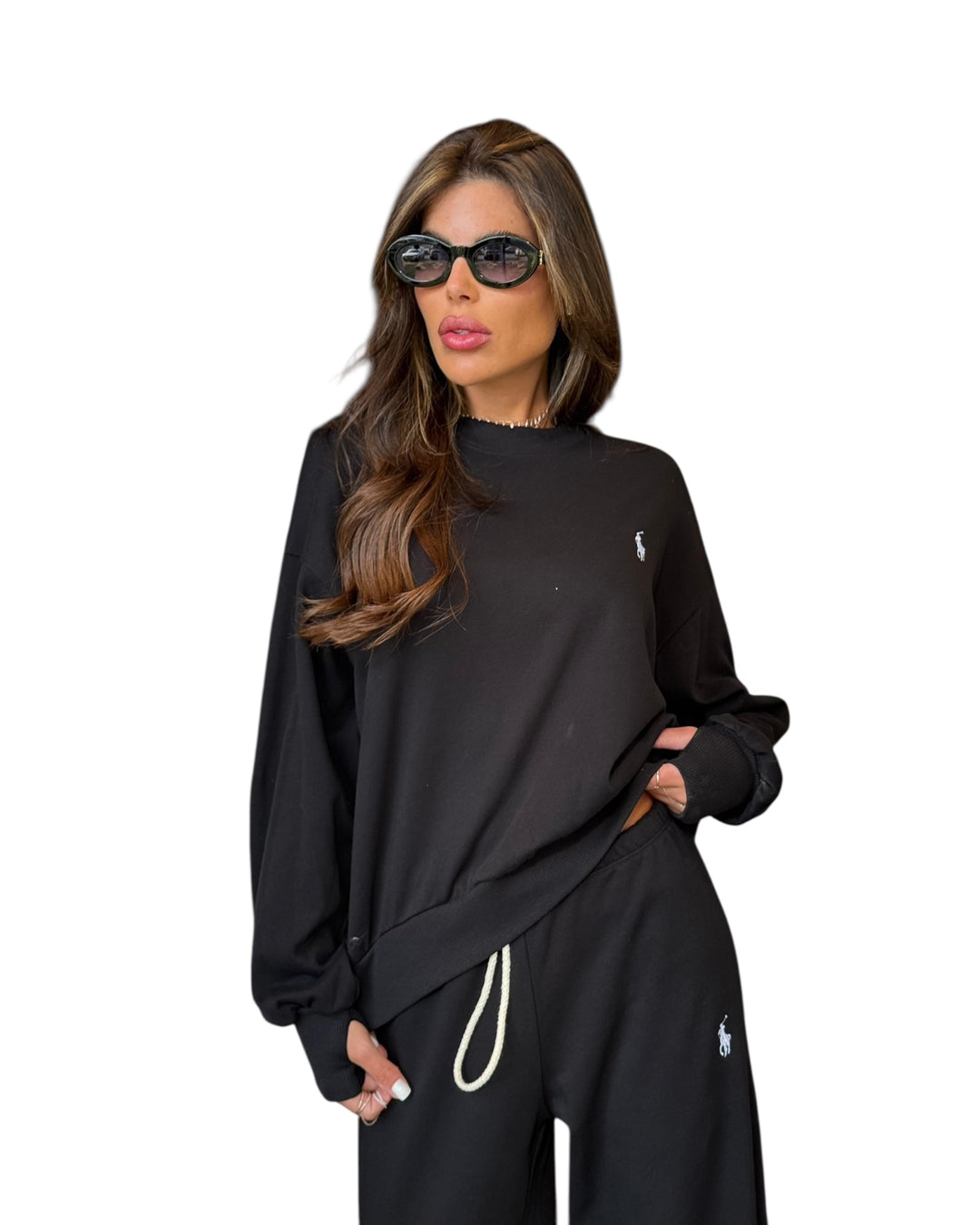 חליפת  polo שילוב כפפה