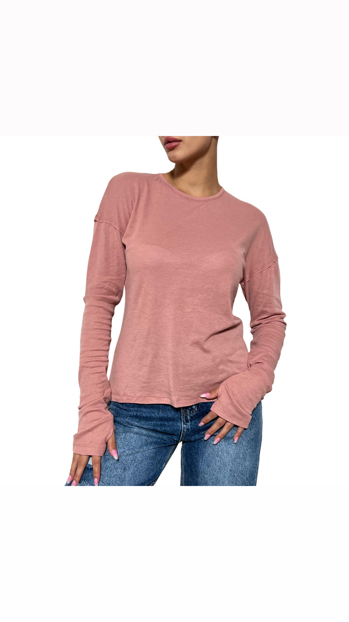 חולצת בייסיק כפפה