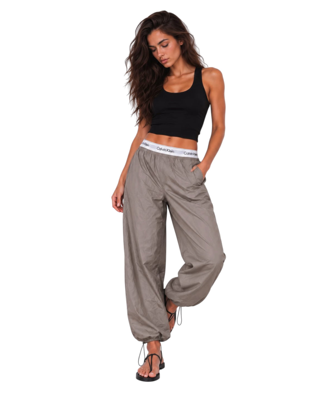 מכנס ספורט קלווין שילוב גומי