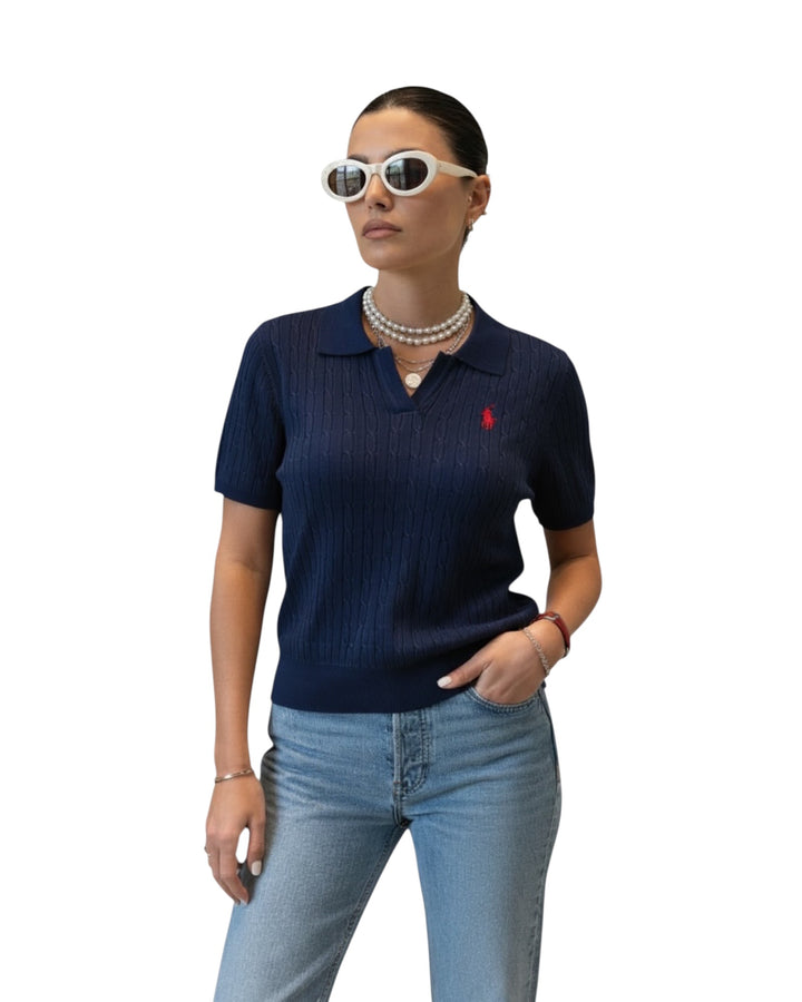 סריג קיץ דק שילוב צמות POLO