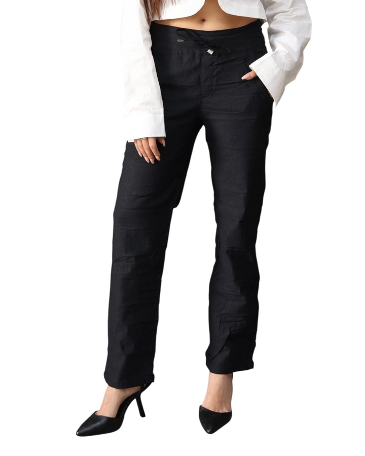 מכנס sexso ליקרה שילוב שרוך