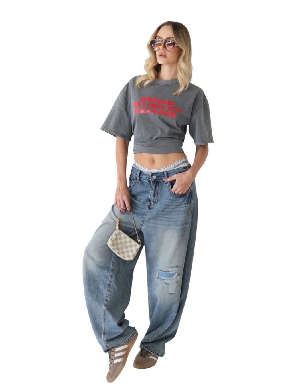 ג׳ינס אובר סאייז קרע אנטיגו