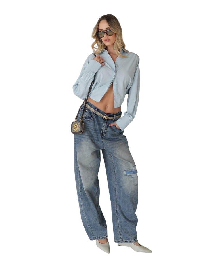 ג׳ינס אובר סאייז קרע אנטיגו