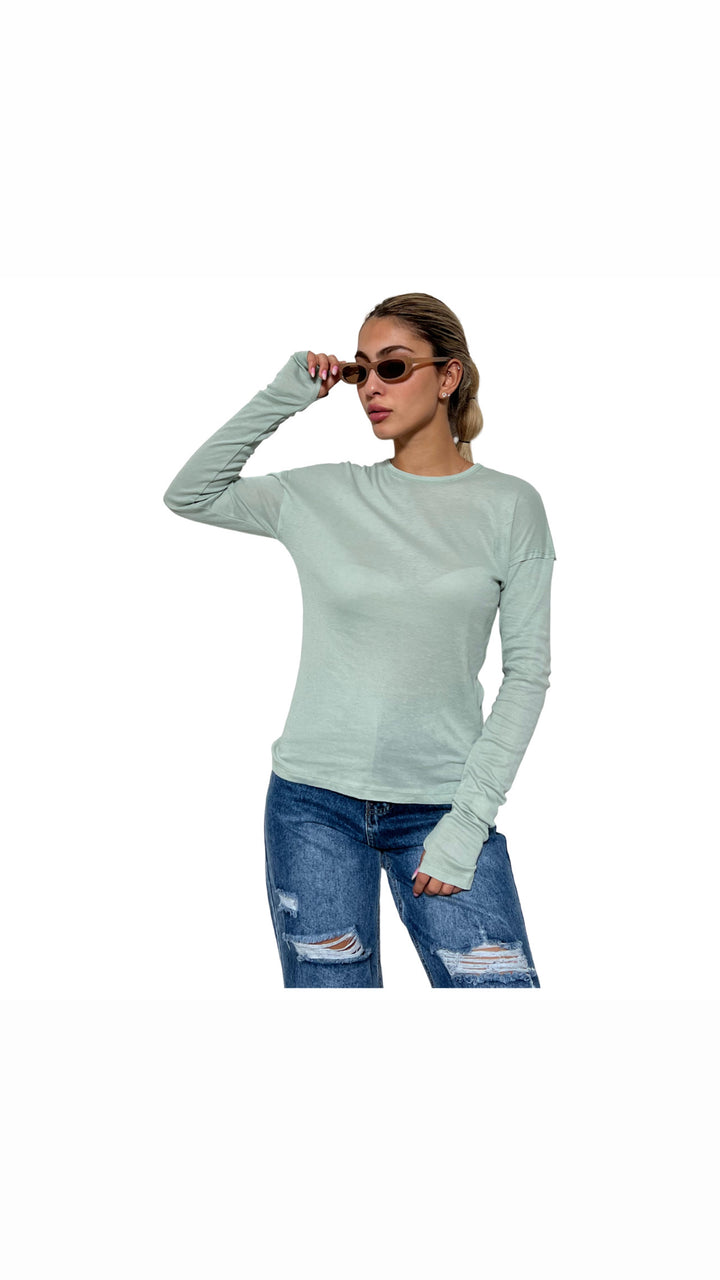 חולצת בייסיק כפפה