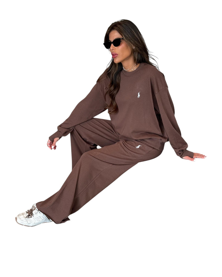 חליפת  polo שילוב כפפה