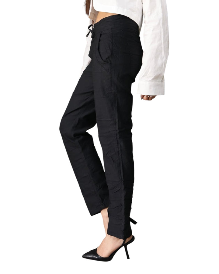 מכנס sexso ליקרה שילוב שרוך