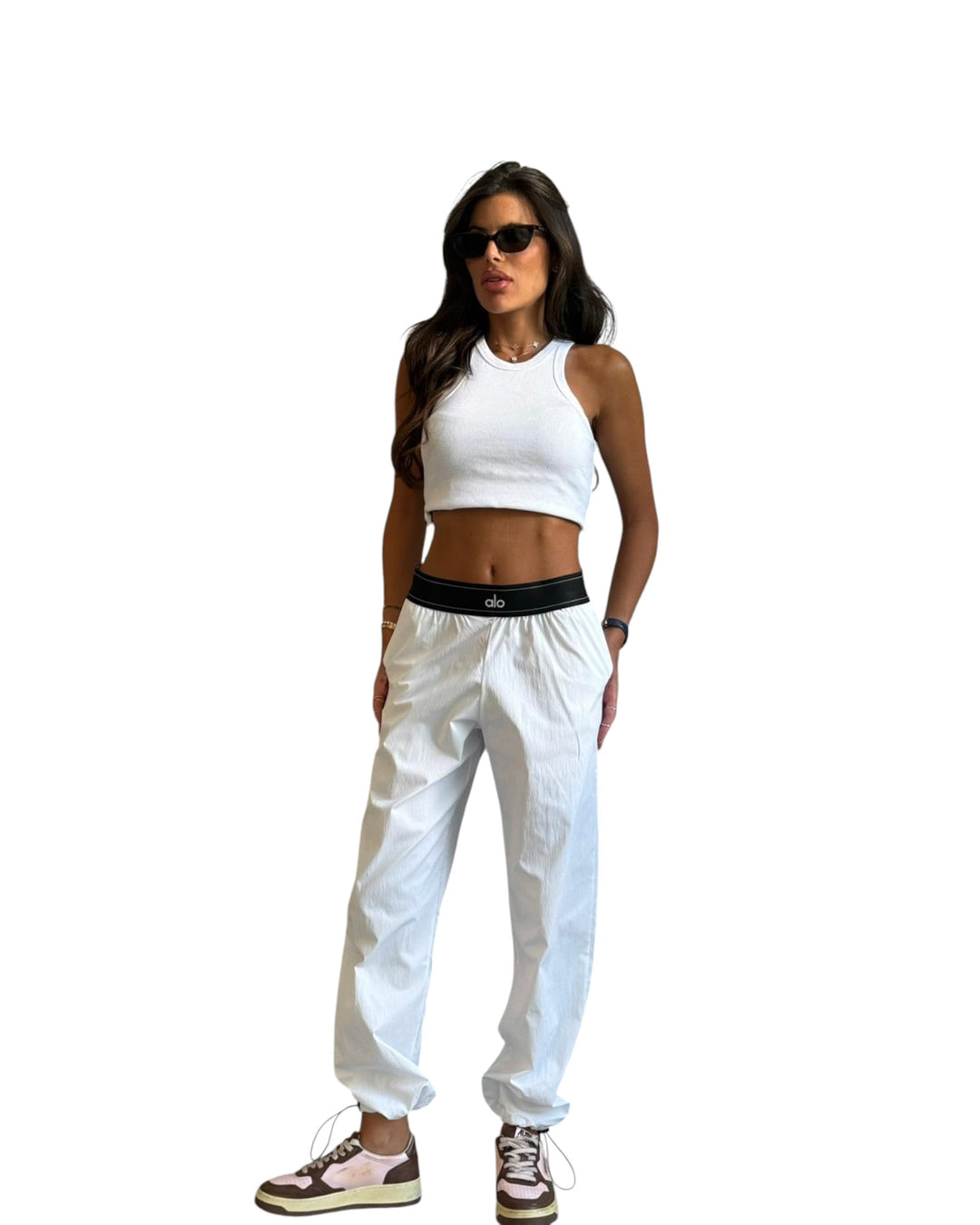 מכנס alo ניילון שילוב גומי