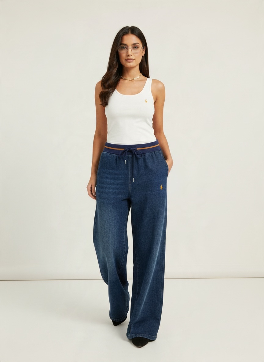 ג׳ינס POLO גזרה ישרה שילוב
