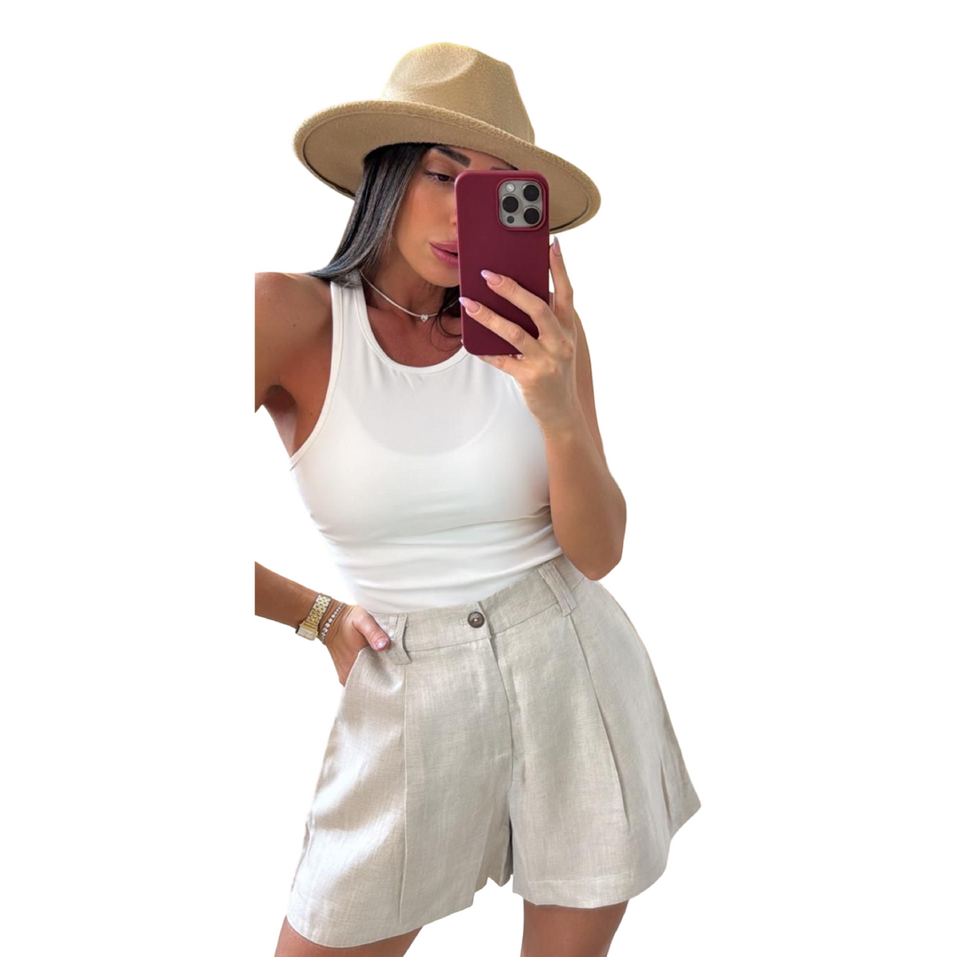 שורט פשתן גליתה