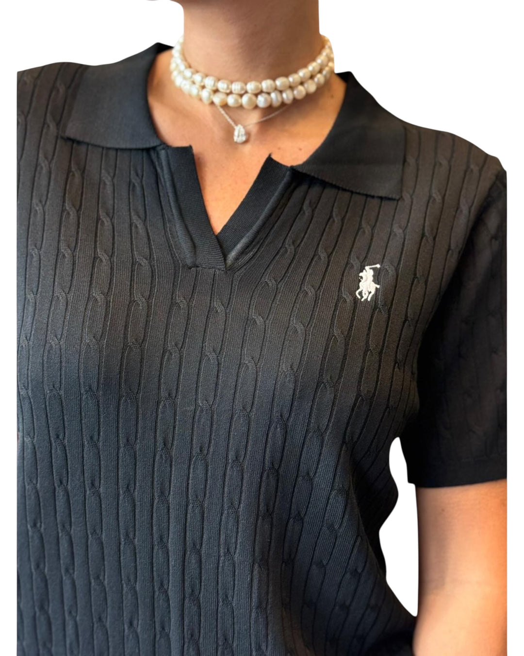 סריג קיץ דק שילוב צמות POLO