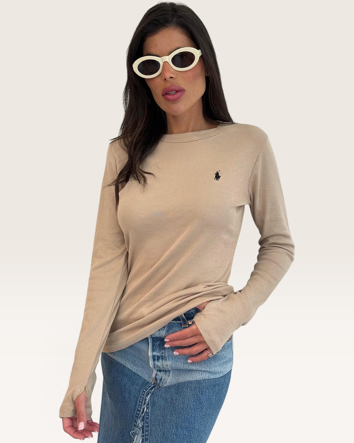 חולצת POLO טריקו שילוב כפפה