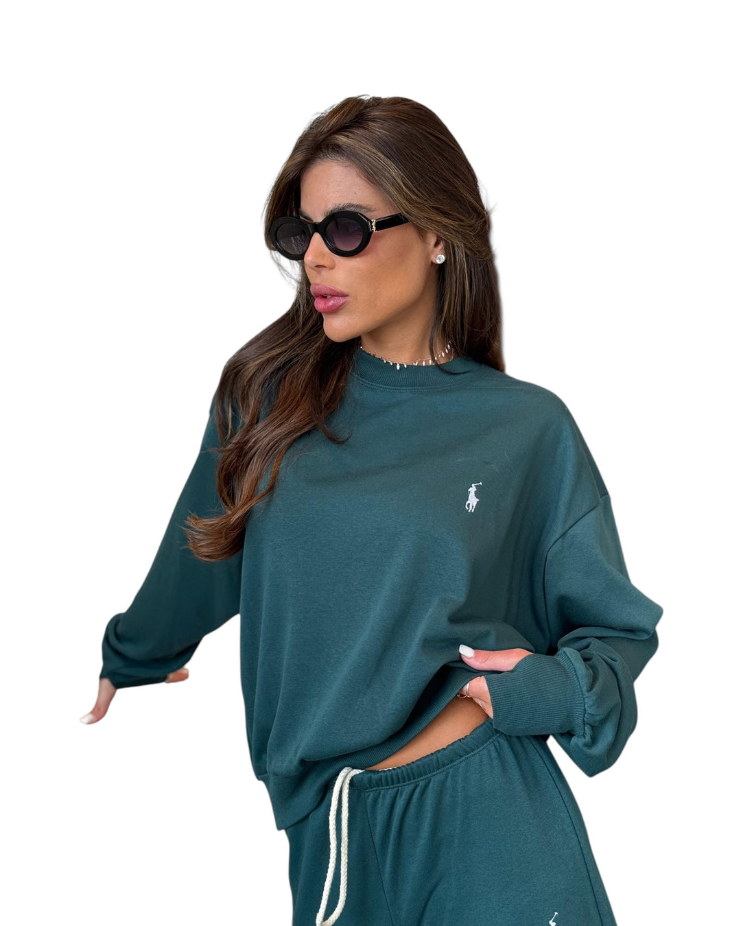 חליפת  polo שילוב כפפה