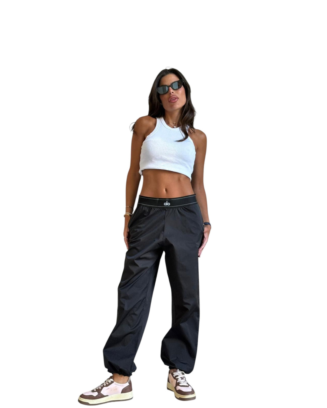 מכנס alo ניילון שילוב גומי
