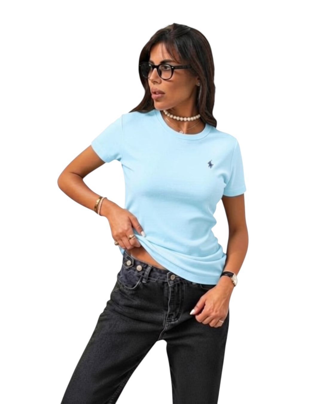 חולצת POLO צווארון עגול