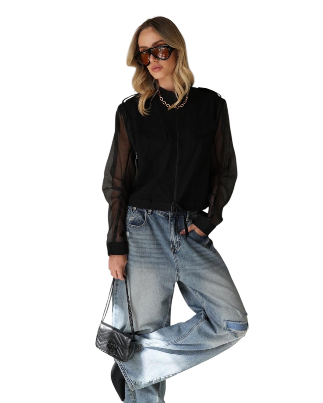 ג׳ינס אובר סאייז קרע אנטיגו