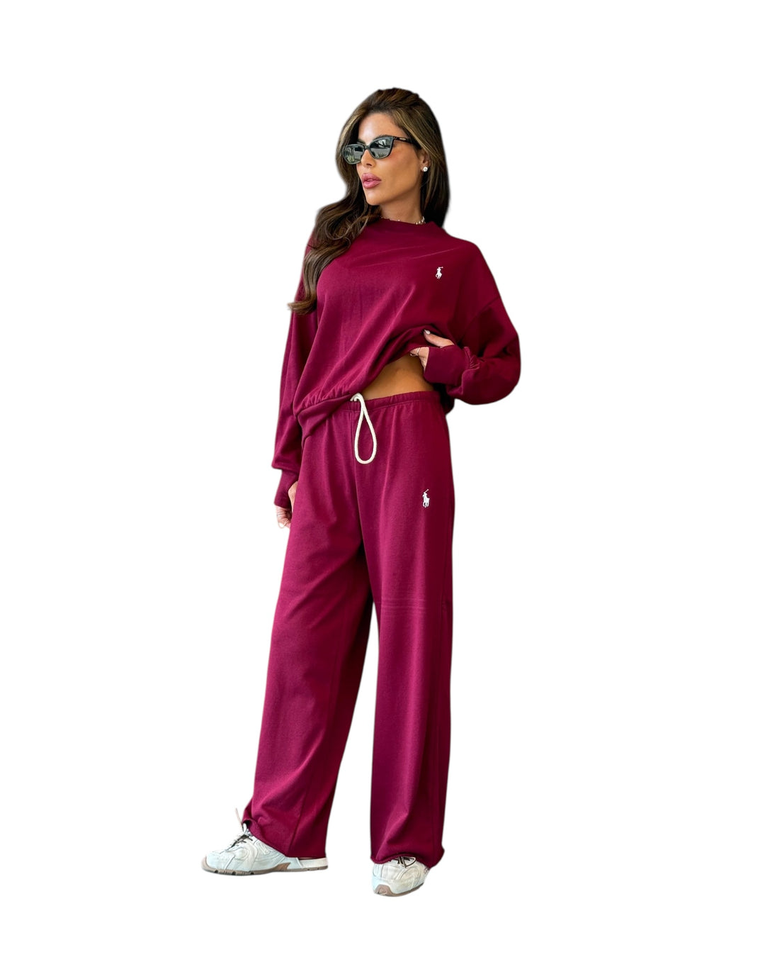 חליפת  polo שילוב כפפה