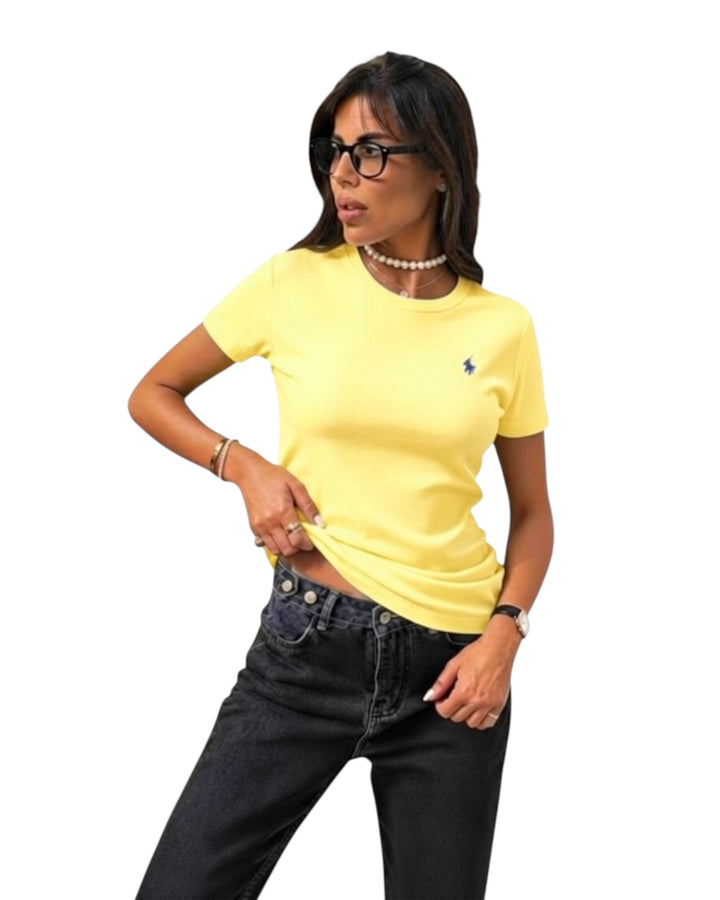 חולצת POLO צווארון עגול