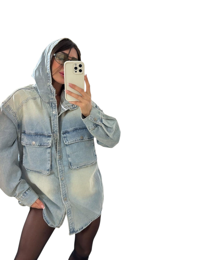 חולצת ג׳קט ג׳ינס