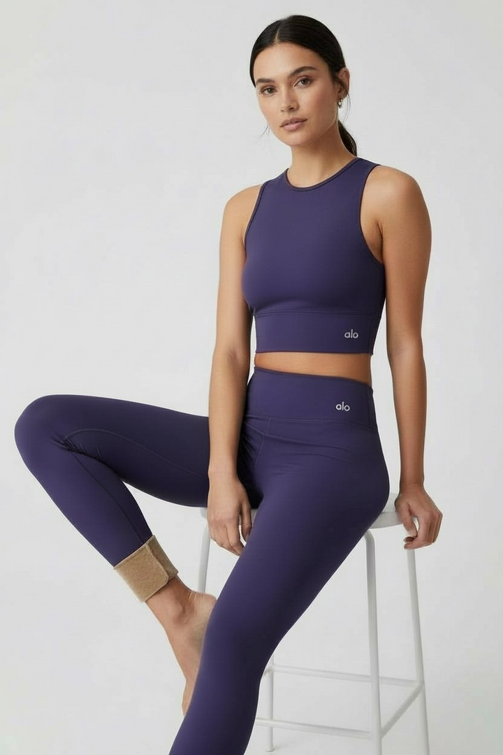 טייץ alo בטנה קטיפה סופר מחטב