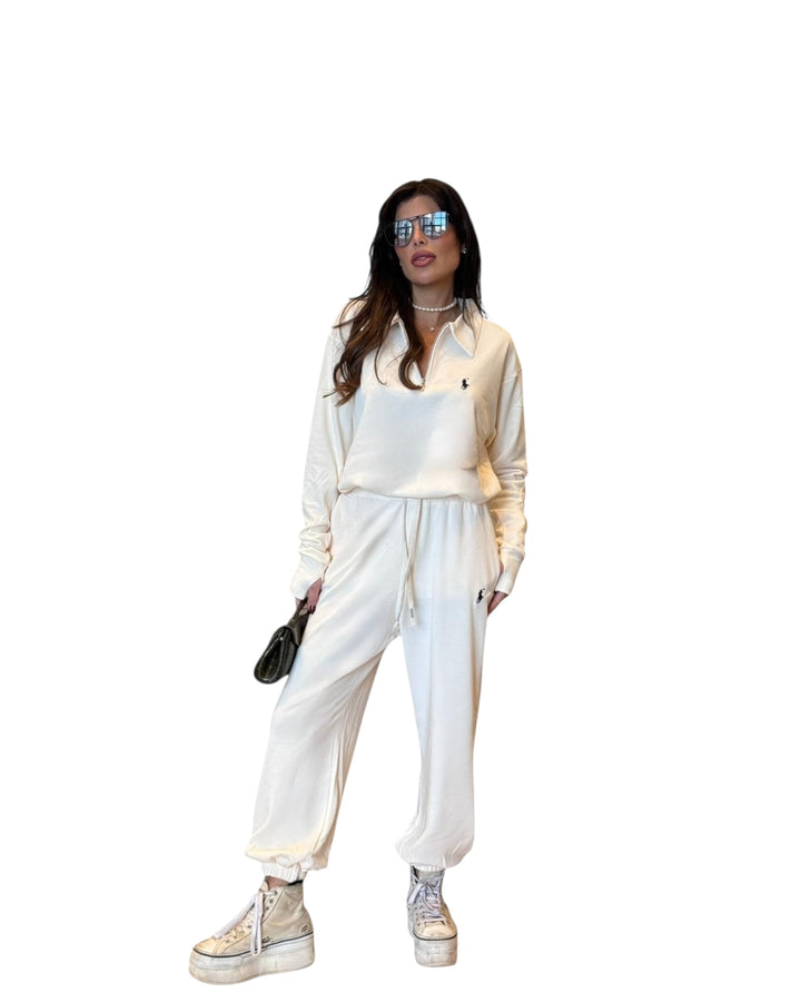 חליפת POLO שילוב רוכסן