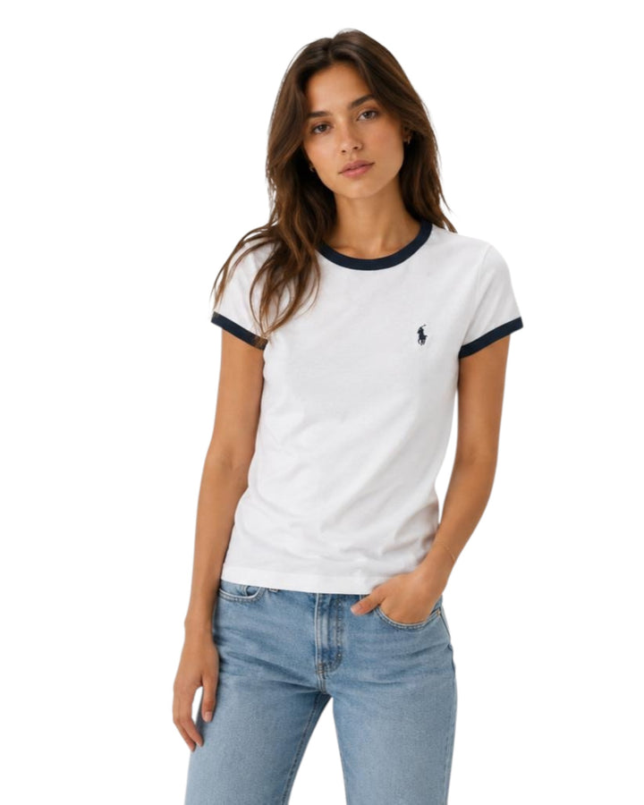 חולצת POLO בד כותנה שילוב