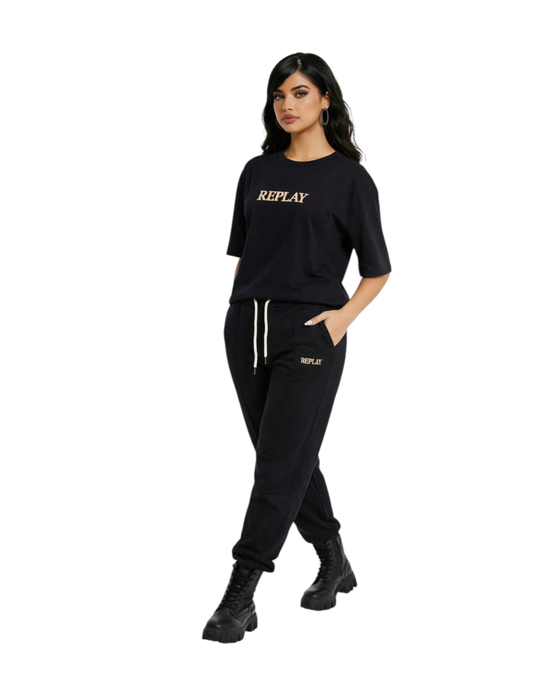 חליפת פנאי שילוב שרוך