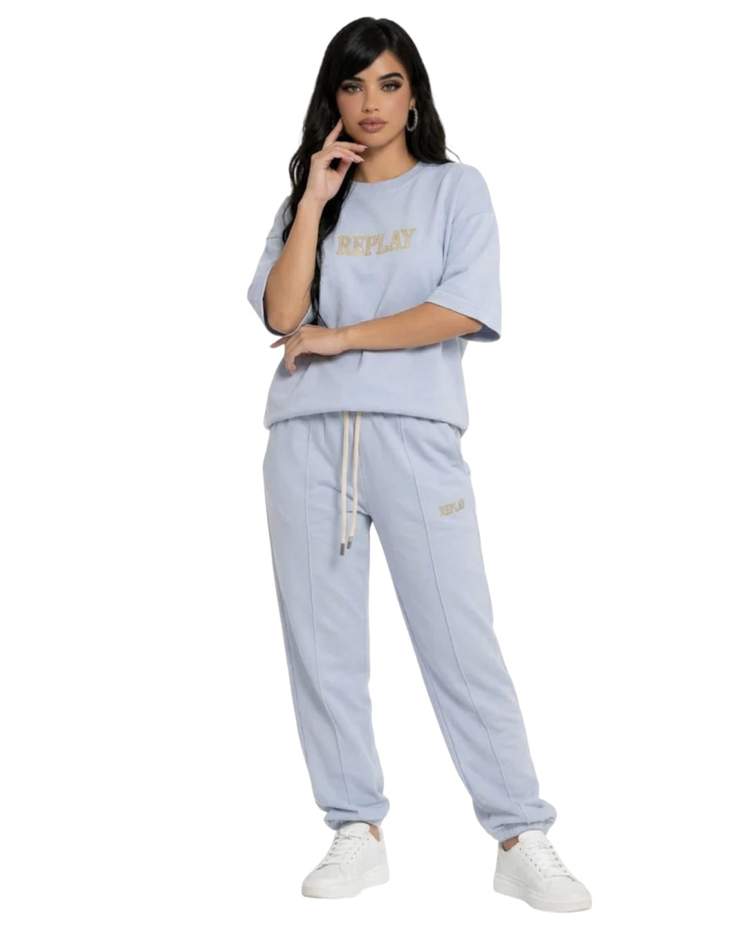 חליפת פנאי שילוב שרוך