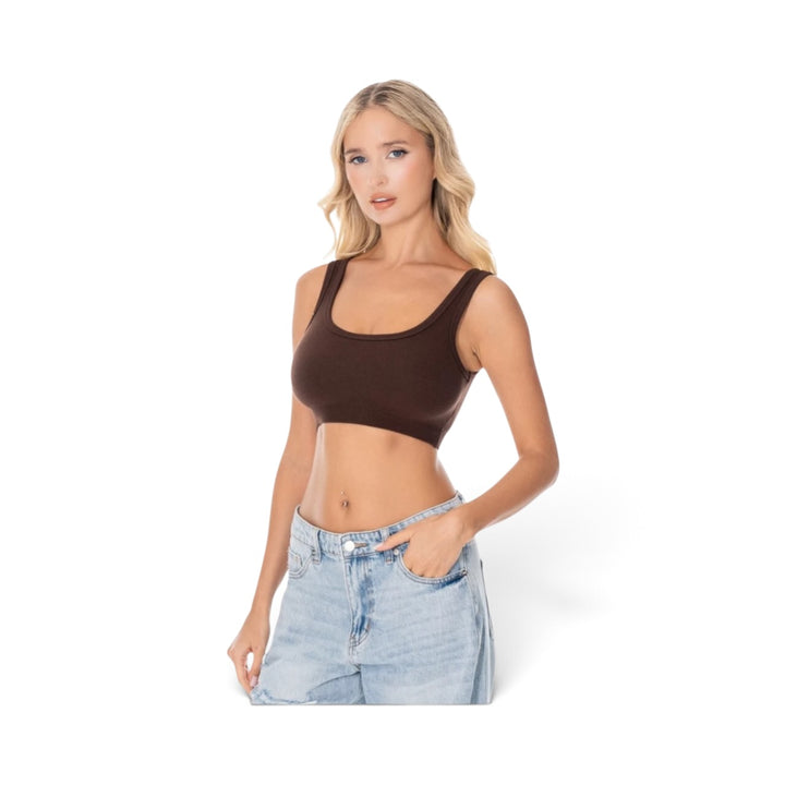 גוזייה ריב | Rib Crop Top