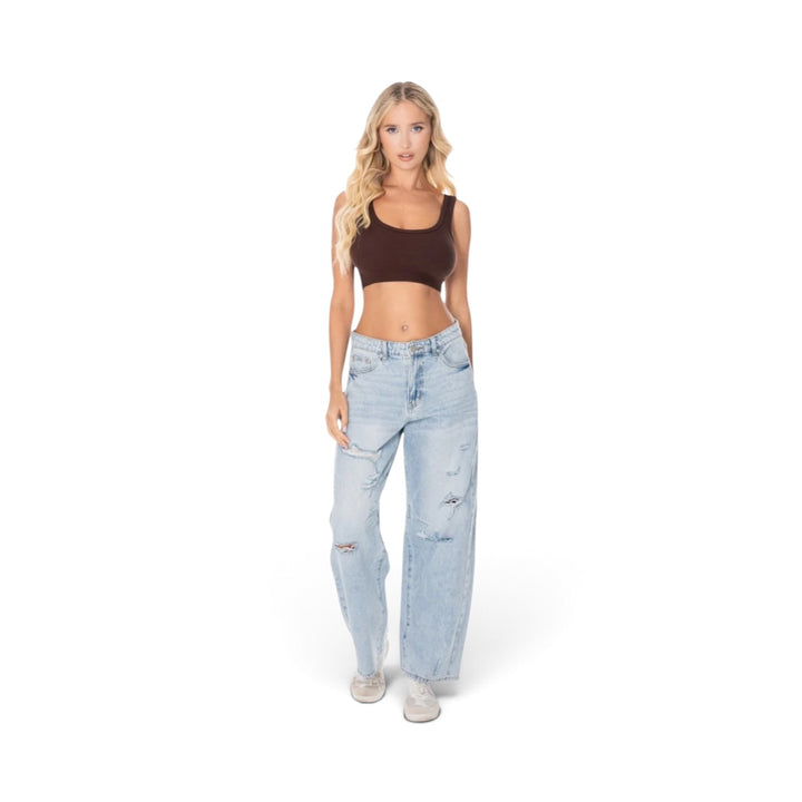 גוזייה ריב | Rib Crop Top
