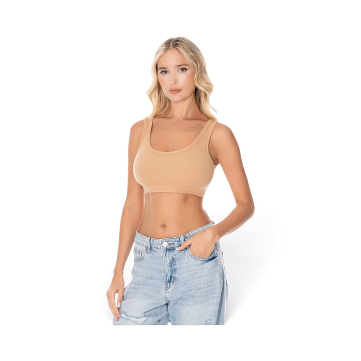 גוזייה ריב | Rib Crop Top