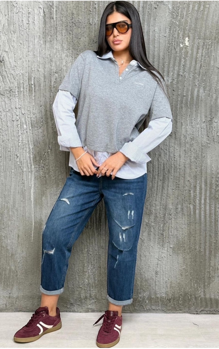 חולצת שילוב miu