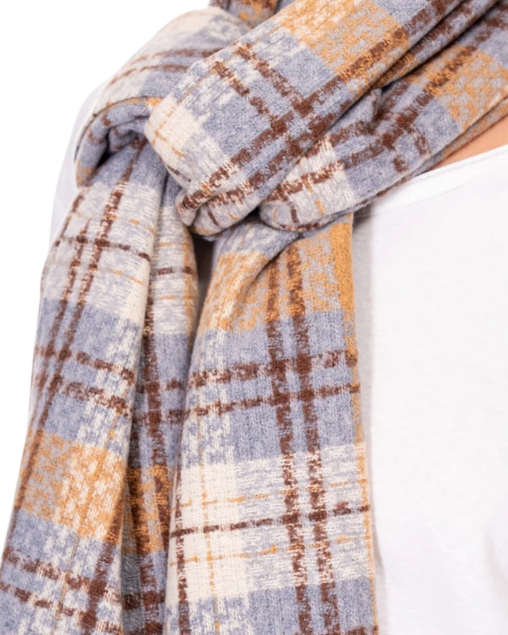 צעיף פרנזים משובץ