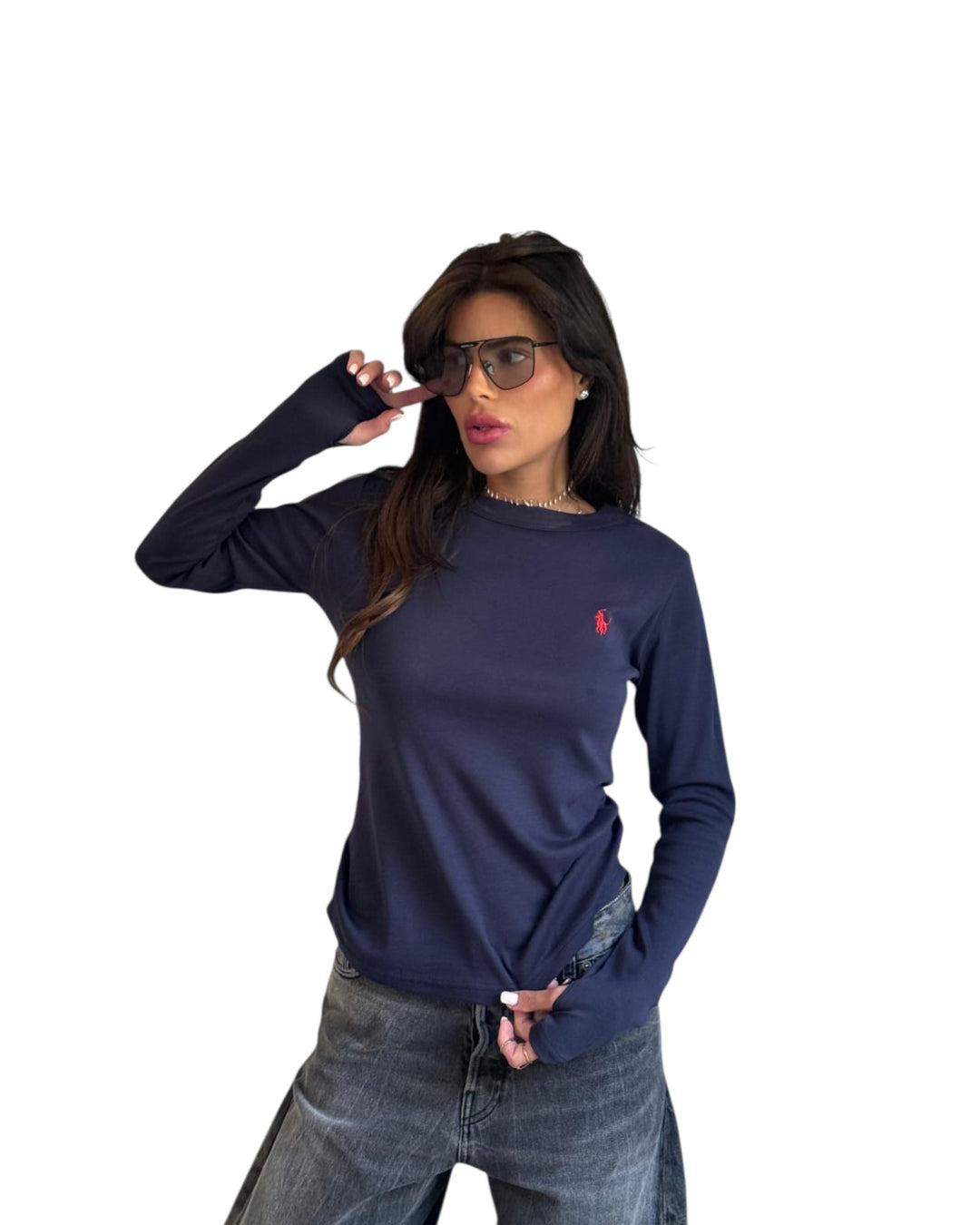 חולצת בייסיק POLO כפפה