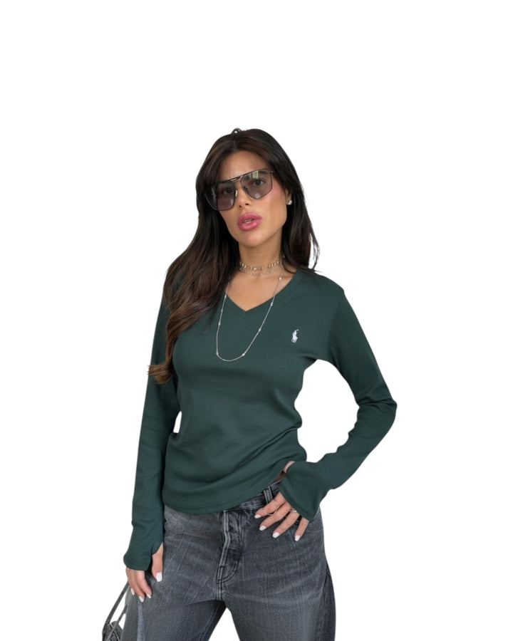 חולצת בייסיק POLO כפפה