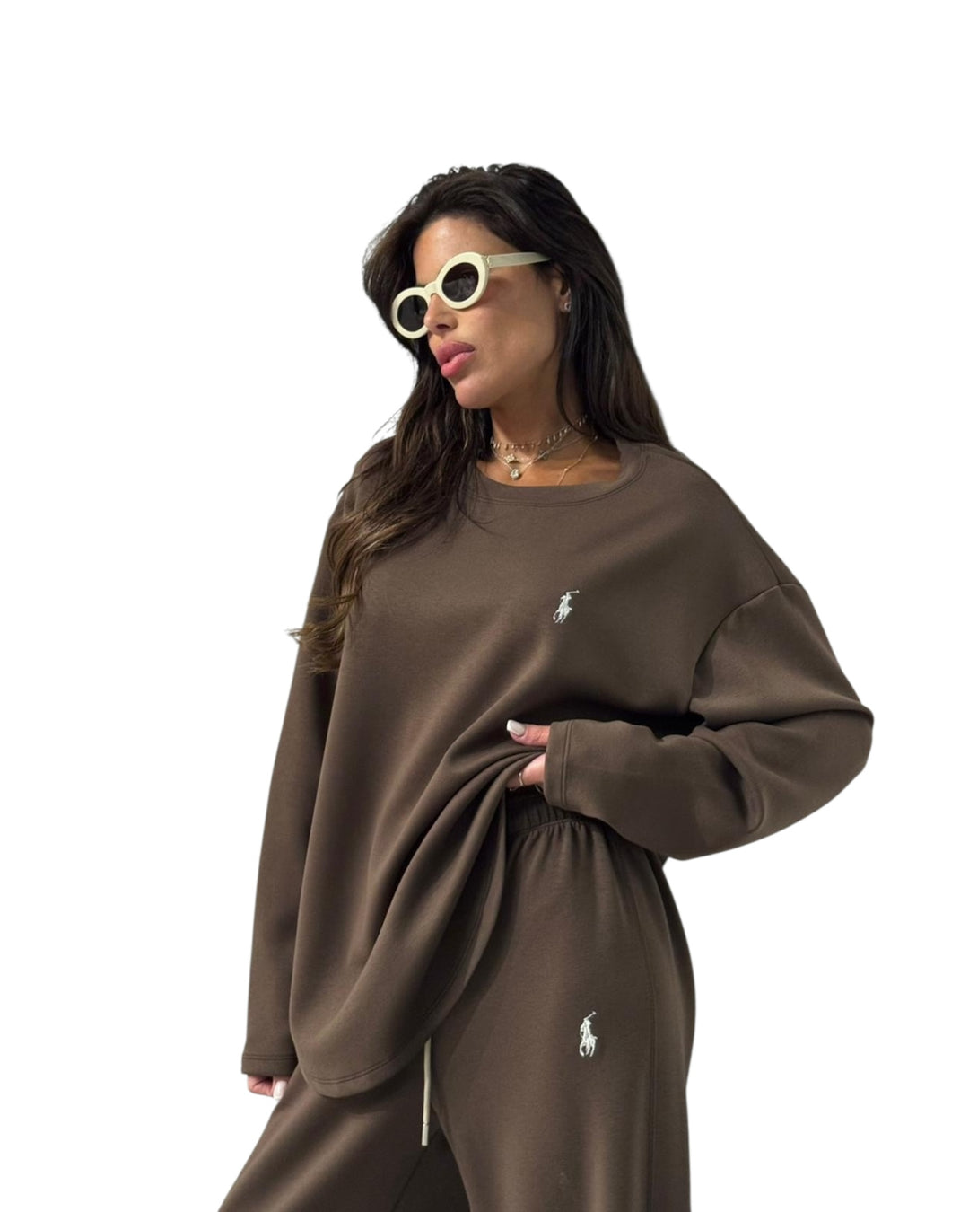 חליפת אובר סאייז POLO בד לורקס