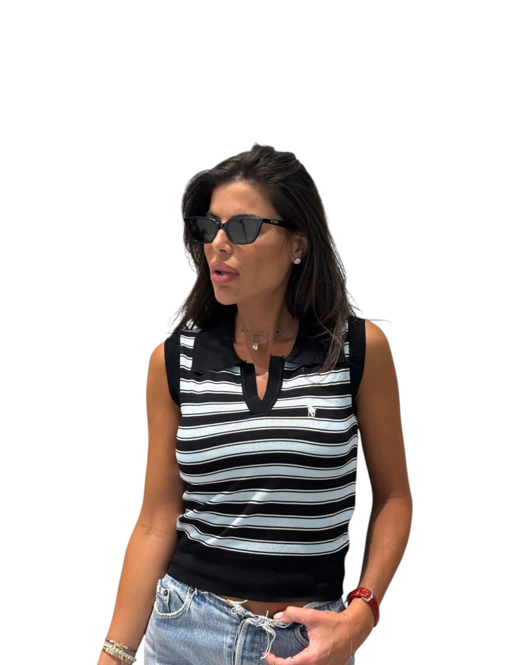 אפודה פסים פולו