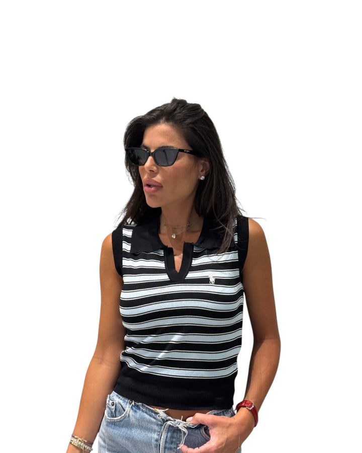 אפודה פסים פולו