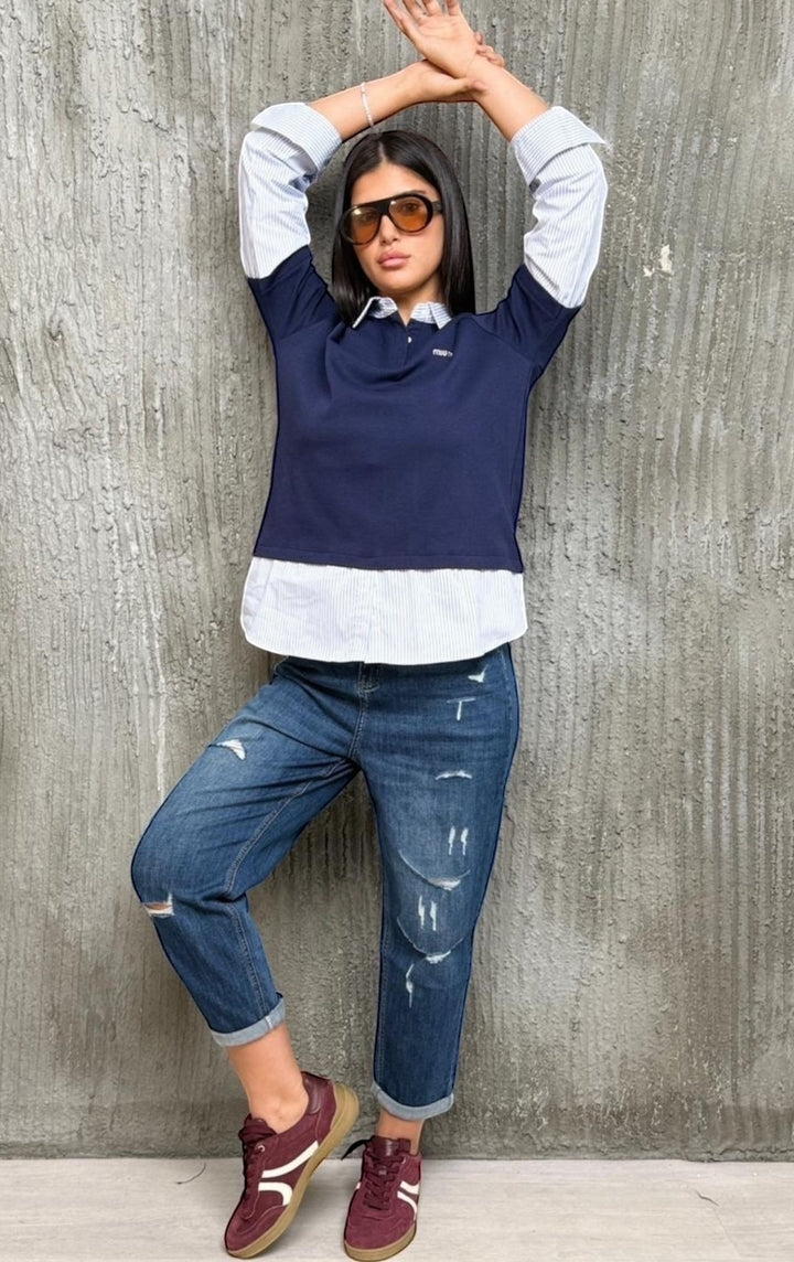 חולצת שילוב miu