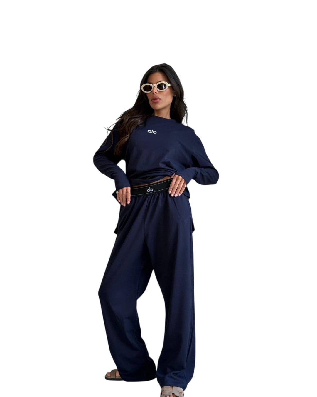 חליפת alo אובר סאייז שילוב גומי