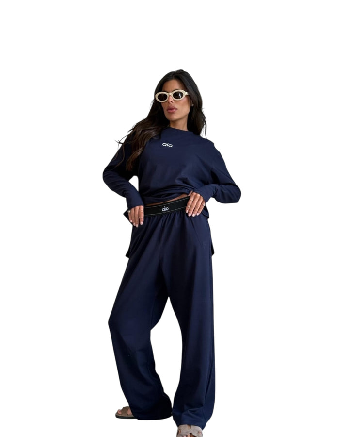 חליפת alo אובר סאייז שילוב גומי