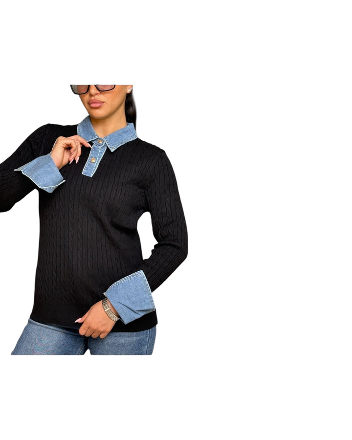 סריג מה שילוב ג׳ינס